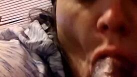 I sucked a big black cock as a mature bbw.