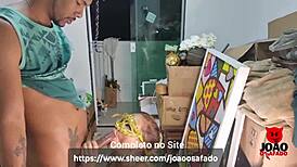 Casada Craving the Neighbor's Huge Cock for Intense Interracial Action