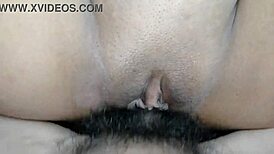 i fucked the prettiest pussy, bent over, moaning with cumshot.