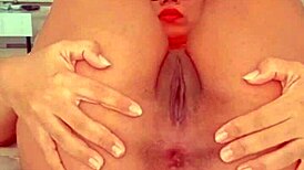 this famous cam girl is in university cosplay, showing perfect body and big ass