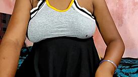 Amateur roleplay: beautiful horny babe with neighbor boyfriend, punished or not?