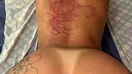 Famosinha internet star takes intense tattoo fetish pounding from Bradock until she submits