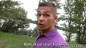 Slim Eurobabe Sucks Two Cocks And Gets Banged!