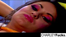 Charlie Has Some Slippery And Wet Fun With Sexy Brunette Capri