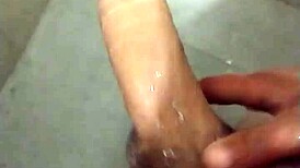 Masturbating In The Shower With Intense Strokes