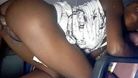 Full video of intense session with African teen submissive in amateur setting