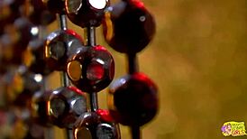 Vintage Striptease with Blonde and Brunette Lesbian Sex