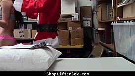 police didn't call, suspect got punished and released 😈 shoplifter sex