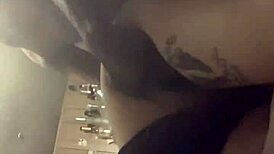 Pounding her pussy deep in her guts