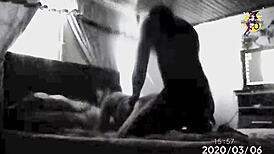 I saw that big black guy mistreatin' the married woman so roughly.