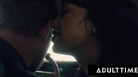 big titty slut pounded in parking lot, cuck watches