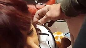 Hot Wife Intensely Sucks and Swallows My Cock