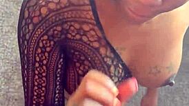 Wet Pussy Bent Over for Monster Cock Fuck