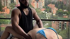Colombian latina with small tits gets intimate romantic massage from her friend, leading to interracial sex and soft touches