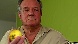 Bald Guy Intensely Fucks Sweet Virgin Teen For First Time