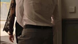 mature4k blonde cougar offers coffee and cunt