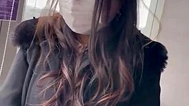 First remote vibrator date gets wet and interrupted.