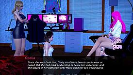 Oh sì! Gioco domestica con matrigna parte 2