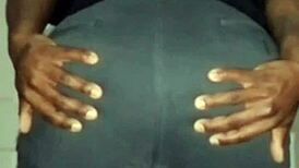 Sheer version of fingering and spreading open anus 2, what do you see?