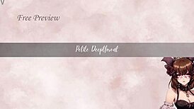 Drooling over big cock with face fucking and blowjob