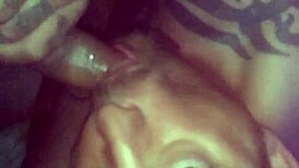 i'm suckin a big shemale cock deepthroat style, monster cock in my mouth