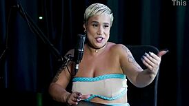 just joana asks 'want to try with a young one in public?'