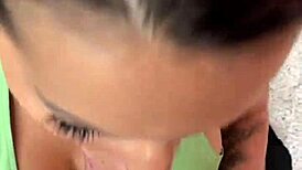 big tits babe sucks like a queen - blowjob, rimjob, ball sucking, cum in mouth casting