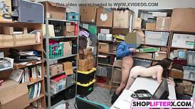 Slamming Sexy Teen Anastasia For Shoplifting!