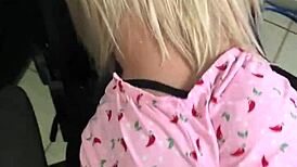 Perverted Stepfather Interrupts Stepdaughter For Anal Orgasm With Sex Toy Outdoors!