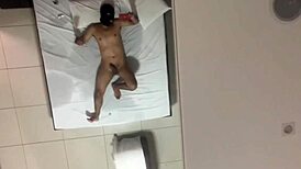 I came inside the brunette's big pussy and went soft