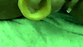 Housewife Rips Clothes and Cums Hard in Bedroom