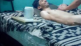 sensual massage for a skinny boy, so intimate 😍