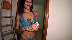 Vicky Simons Tries Anal Challenge With Dildo For Big Prize