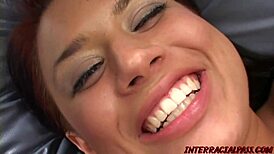 I watch as Eva corrupts this teen with big black cocks in a wild threeway, so hot