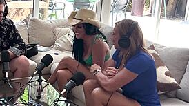 cruzn with abi james and sunni daize 😜