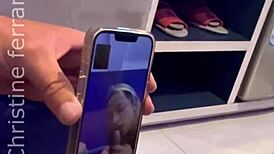 Hotwife eater fucked me nicely, husband watched via video call