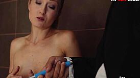 Blonde Babe Sicilia Gets Hardcore Pussy Pounding from Old Stud