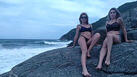 Brazilian amateur, are your small tits ready for the rocks?