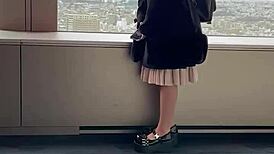 First remote vibrator date gets wet and interrupted.