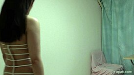 Japanese Girl Changes from Dress to Bikini