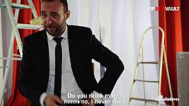 Blonde Babe Sicilia Gets Hardcore Pussy Pounding from Old Stud