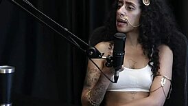 Feel that cock entering, she charges for patience, takes nude photos for masturbation, prostitution for those who like people - Bibi Hourani in sheer red!