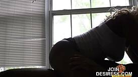 Check out this hot ebony milf getting hardcore fucked 😍