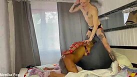 Monika Fox's New Year Gangbang with Anal Fisting