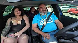 Paloma Guedes In Car Premiere