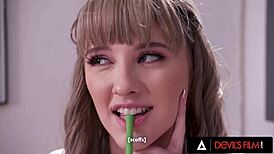 devils film - bratty student melody marks sucks and fucks her teachers big dick