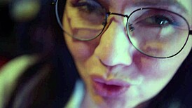 Watch This Brunette Gag On A Monster Cock!