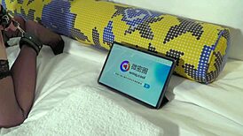 Playing SM with my Asian girlfriend in big boots brings intense emotions.