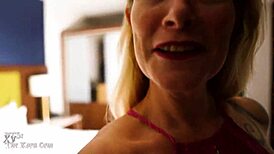 couple reunites in hotel room for intimate rendezvous