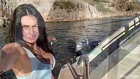 Morning Masturbation On Yacht